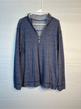 Tommy Bahama Men’s 1/4 Zip Pullover Blue No Sz Tag See Pics Resort Beach  112